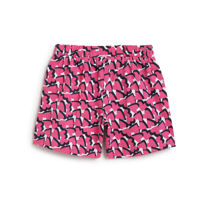 Girls Multicolor Printed Shorts (Pack Of 3) image number 7